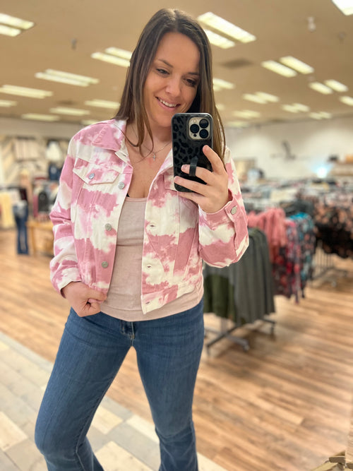 *Outlet* Luna Denim Jacket (Mauve)