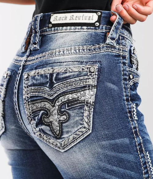 Rock Revival Star Fish Straight Jeans