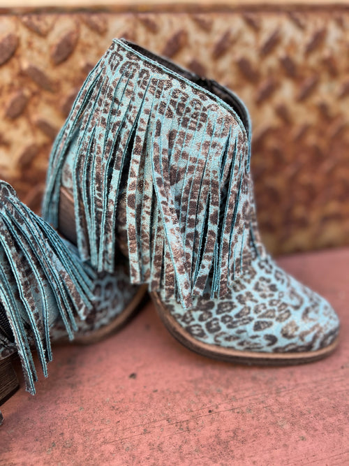 *Outlet* Late Night Booties (Teal)