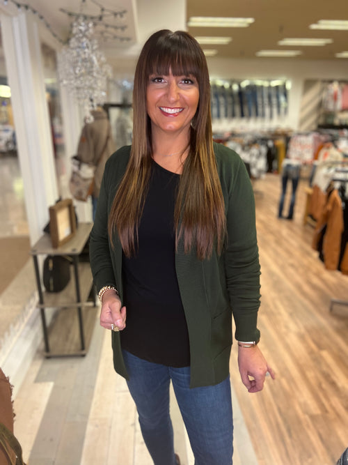 *Outlet* Miley Cardigan (Olive)
