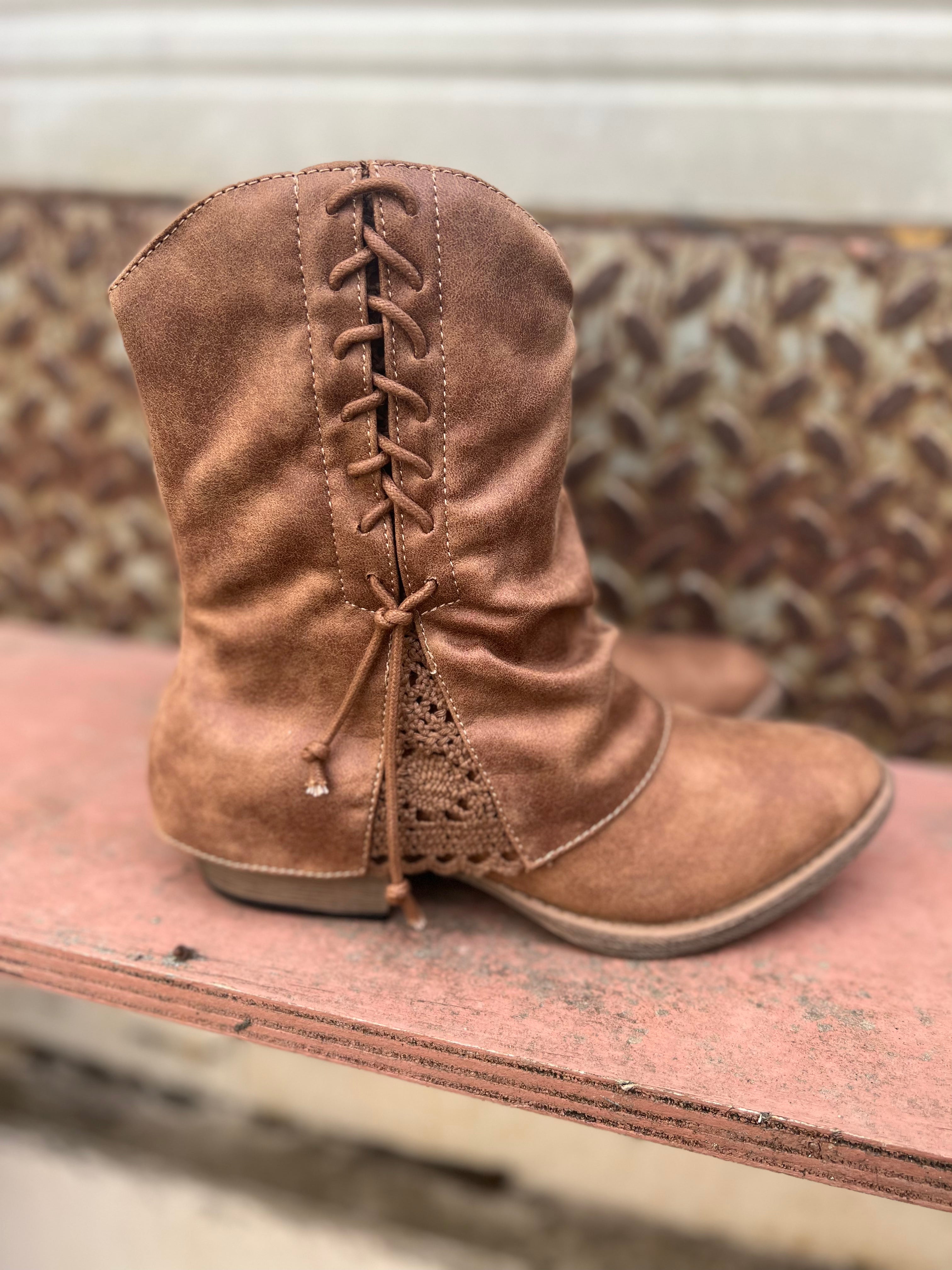 *Outlet* Sassy Booties (Tan)