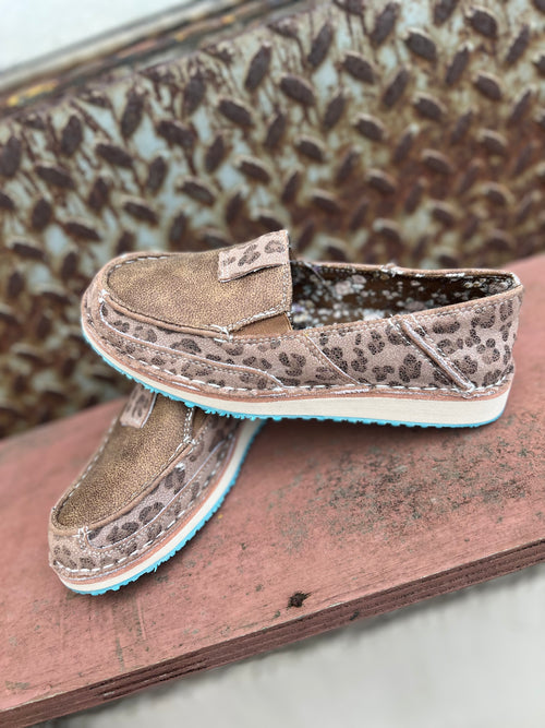 Millie Slip Ons (Taupe Leopard)