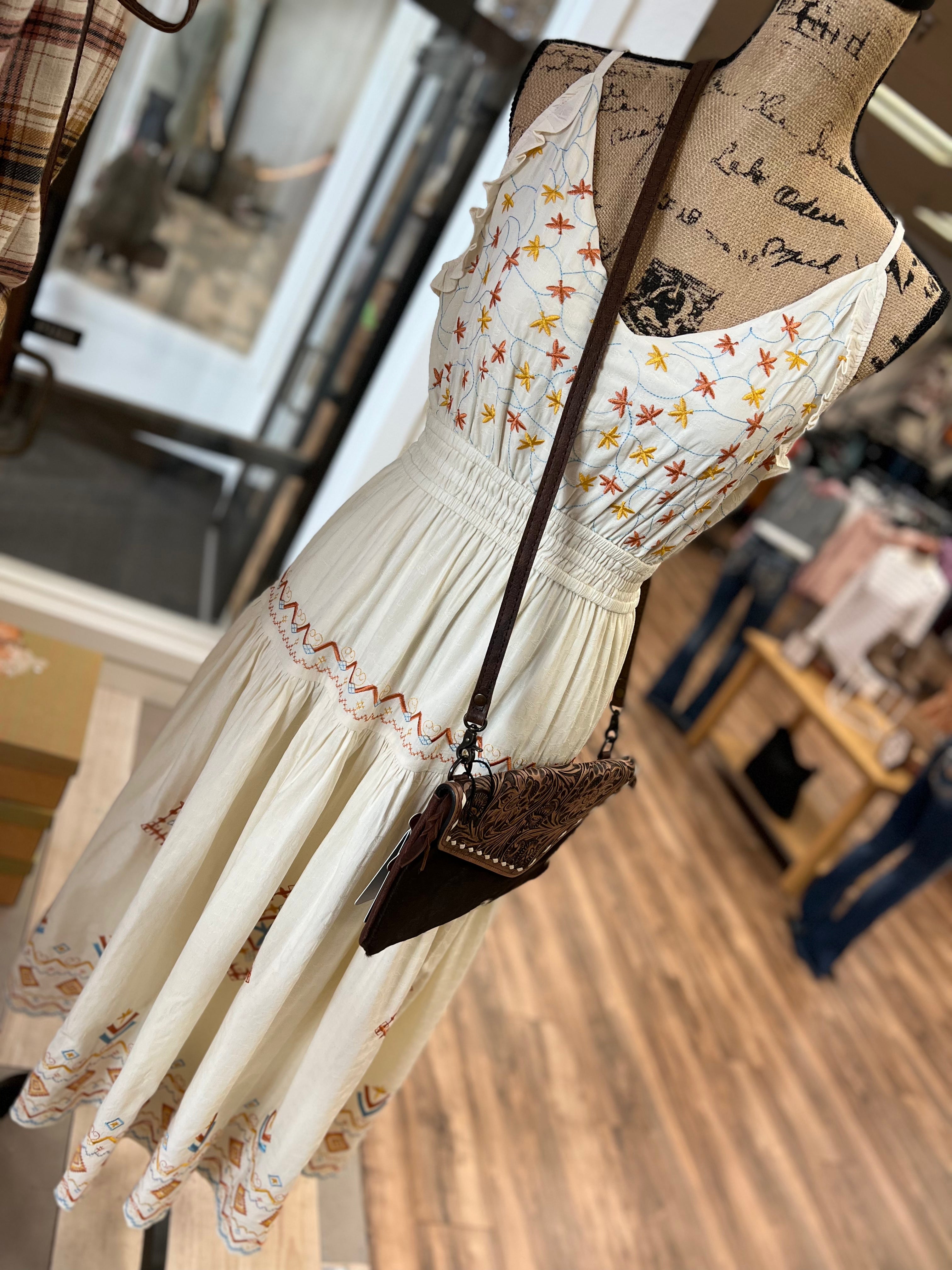 Miss Me Embroidered Maxi Dress (Cream) Aspen Lace Boutique Miss Me Embroidered Maxi Dress (Cream) Aspen Lace Boutique