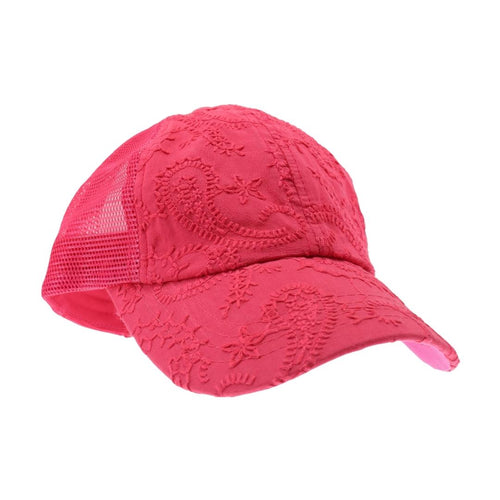 Embroidery Stitch Criss Cross CC Hat (Multiple Options)