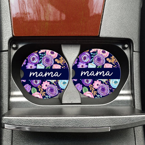 Car Coasters on the go (Mama Floral)
