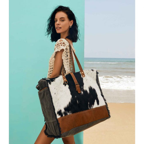 Matty Affair Canvas & Hairon Weekender Bag