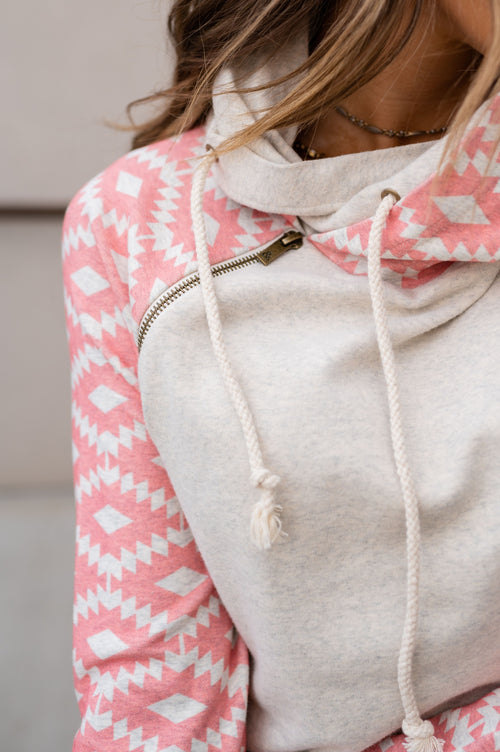 *Outlet* DoubleHood Sweatshirt (Riotously Pink)