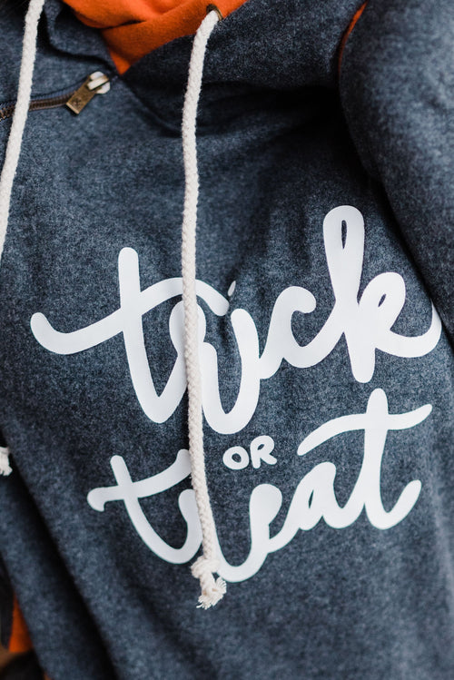 *FINAL SALE* DoubleHood&trade; Sweatshirt (Trick or Treat)